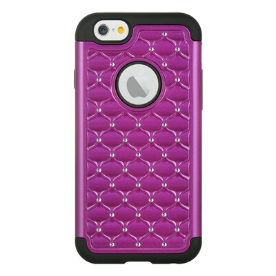 Elegant Diamond Back Cover with Additional Silicone Skin for Apple iPhone 6 / 6s12DNU