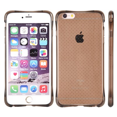 Crystal Anti-Shock TPU Skin Case for iPhone 6s, Smoke