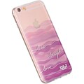 Watercolor Prints TPU Skin Case for iPhone 6 / 6S, Live Laugh Love (APLSKN432)