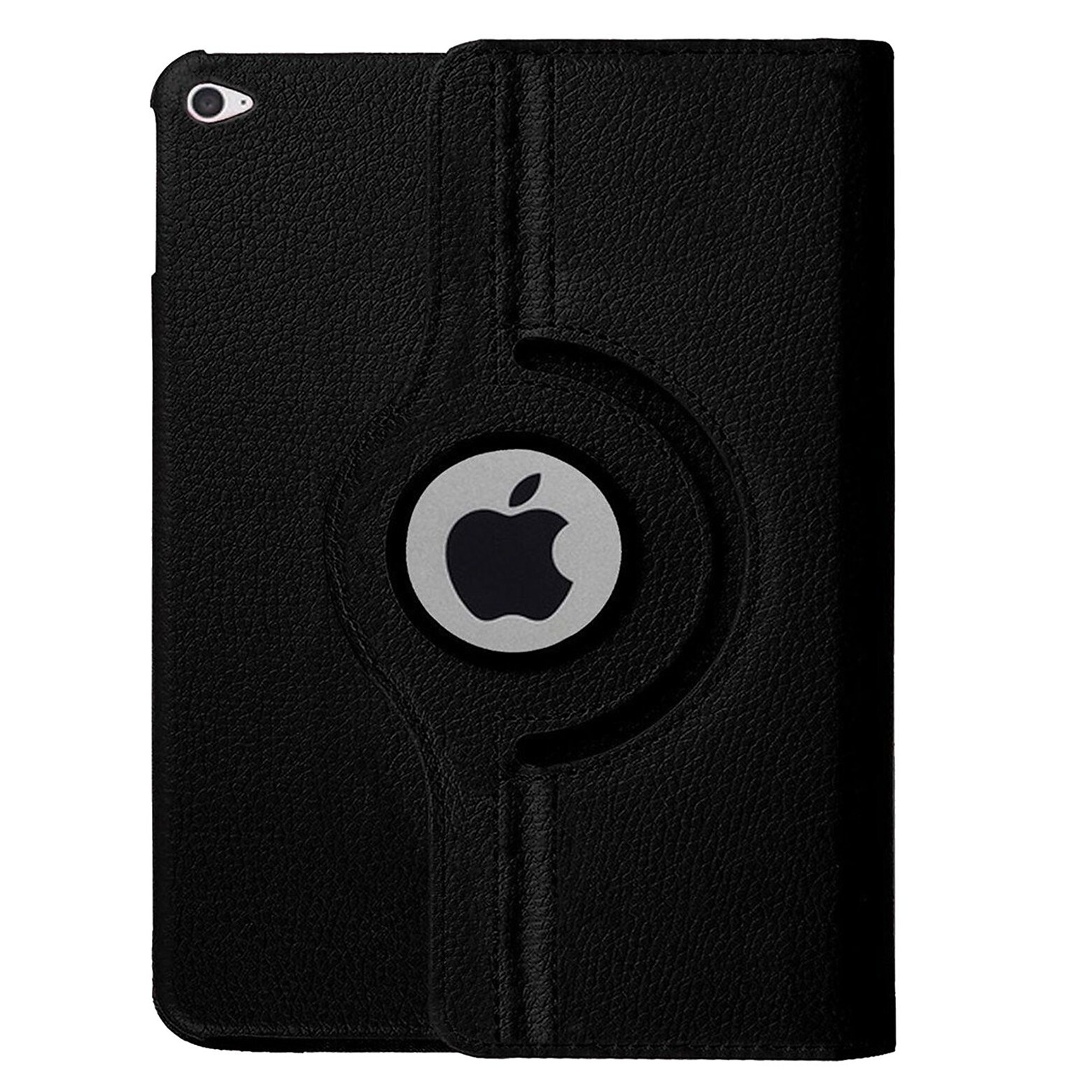 Vangoddy Premium Slim Folding Stand 360 Rotating Smart Cover Case for iPad Pro 12.9 , Black (PT_IPPLEA770_X1)