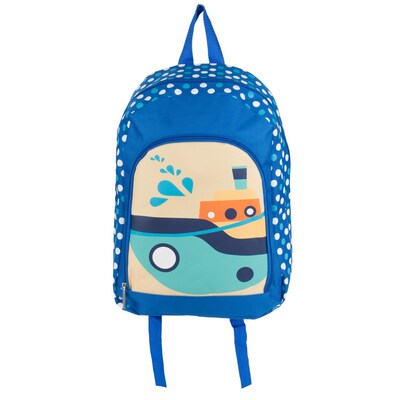 Elementary Kindergarden Kids Back to school bag Backpack, Boats