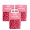 JAM Paper Small Paper Clips, Pink, 3 Packs of 100 (42186872B)