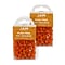 JAM Paper Pushpins, Orange, 2 Packs of 100 (222419052A)