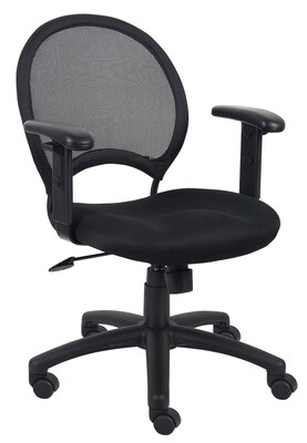 Boss Mesh Chair with Adjustable Arms (B6216)