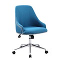 Boss Carnegie Desk Chair, Peacock Blue (B516C-PB)