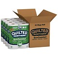 Quilted Northern EcoComfort Bath Tissue, 2-Ply, White, 308 Sheets/Roll, 24 Mega Rolls/Carton (94415)