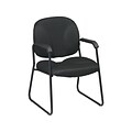 Office Star WorkSmart Fabric Guest Chair, Black (EX3302-231)