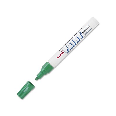 Uni PAINT Oil-Based Markers, Bullet Tip, Green, 12/Pack (63604DZ)