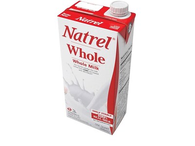 Natrel Whole Original Milk, 32 Oz., 12/Carton (PAU93033)