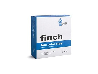Finch Fine 8.5 x 11 Color Copy Paper, 32 lbs., 98 Brightness, 3000 Sheets/Carton (3800-8004)