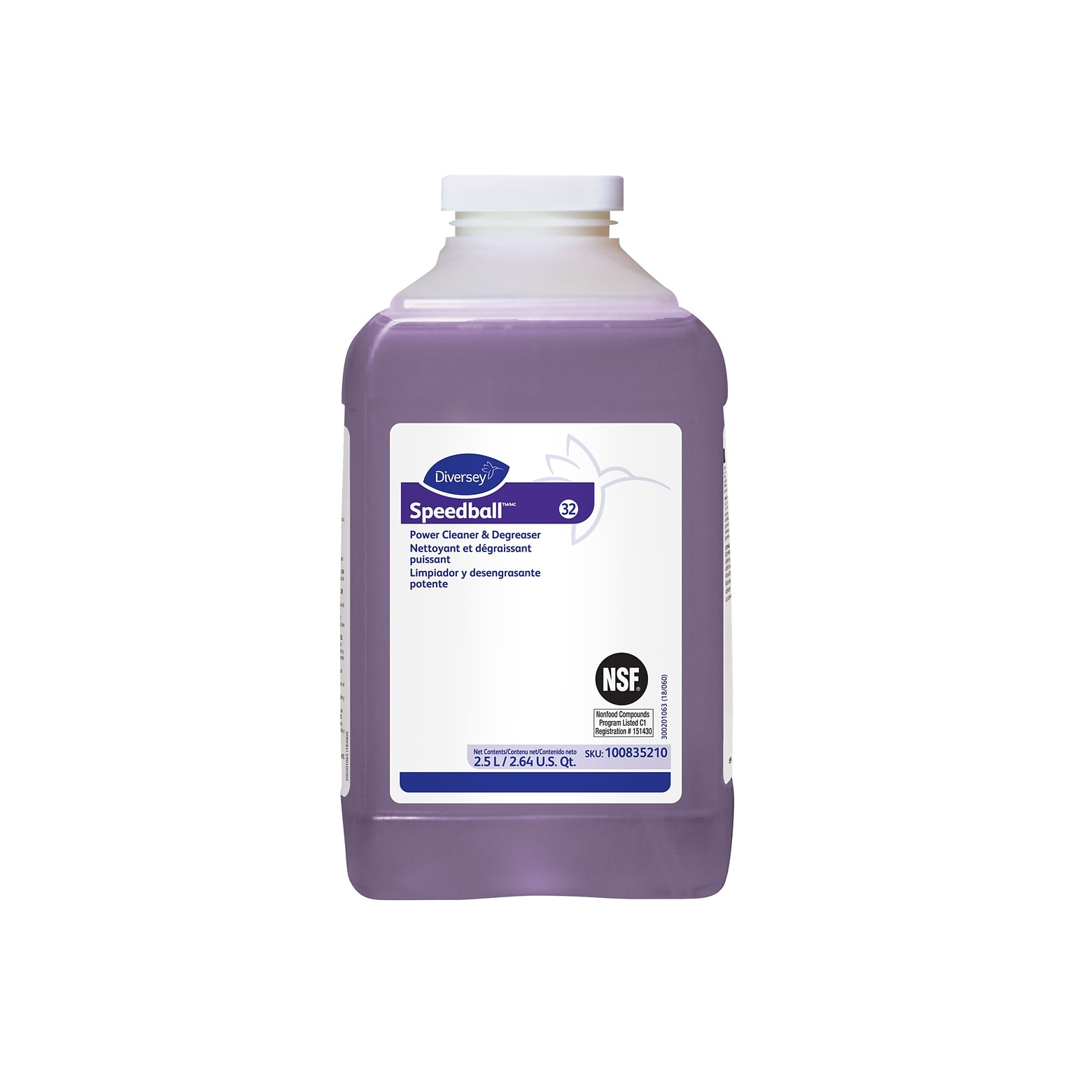 Speedball 2000 Multipurpose Cleaner for Diversey J-Fill, Citrus, 2.5 L / 2.64 U.S. Qt., 2/Carton