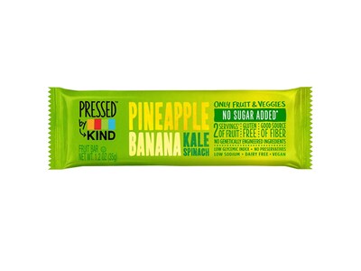 KIND Pressed Bar, Pineapple Banana Kale Spinach, 1.2 Oz., 12/Box (PHW24065)