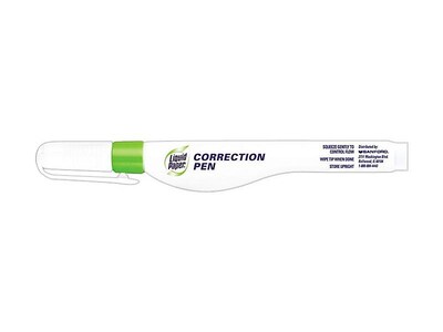 Paper Mate Liquid Paper Correction Pens, White, 2/Pack (56224)