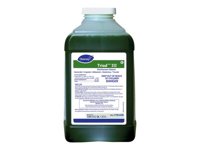 Triad III Disinfectant for Diversey J-Fill, Minty, 2.64 U.S. Qt. / 2.5 L, 2/Carton