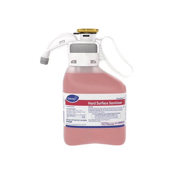 Diversey Disinfectant for Diversey SmartDose, 1.4 L / 1.48 U.S. Qt., 2/Carton