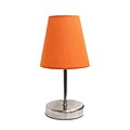Simple Designs Incandescent Table Lamp, Orange (LT2013-ORG)