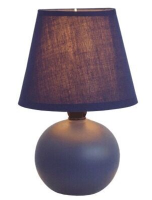 Simple Designs Incandescent Table Lamp, Blue (LT2008-BLU)