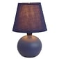 Simple Designs Incandescent Table Lamp, Blue (LT2008-BLU)