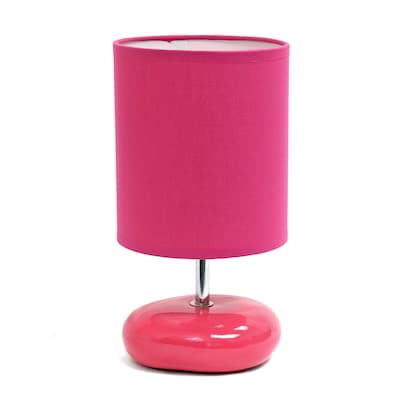 Simple Designs Incandescent Table Lamp, Pink (LT2005-PNK)