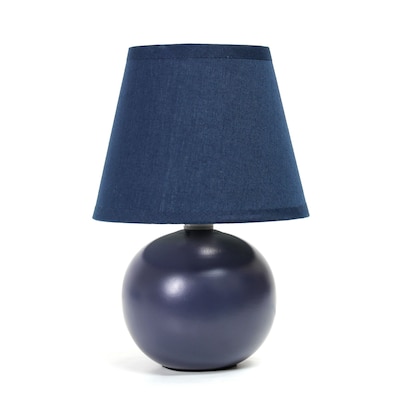 Simple Designs Incandescent Table Lamp, Blue (LT2008-BLU)