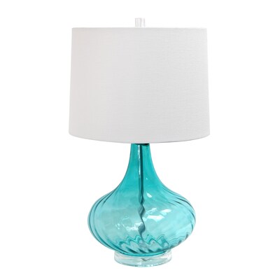 Elegant Designs Incandescent Table Lamp, Blue (LT3214-BLU)