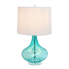 Elegant Designs Incandescent Table Lamp, Blue (LT3214-BLU)