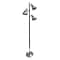 Simple Designs Incandescent Floor Lamp, Brushed Nickel (LF2007-BSN)