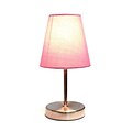 Simple Designs Incandescent Table Lamp, Pink (LT2013-PNK)