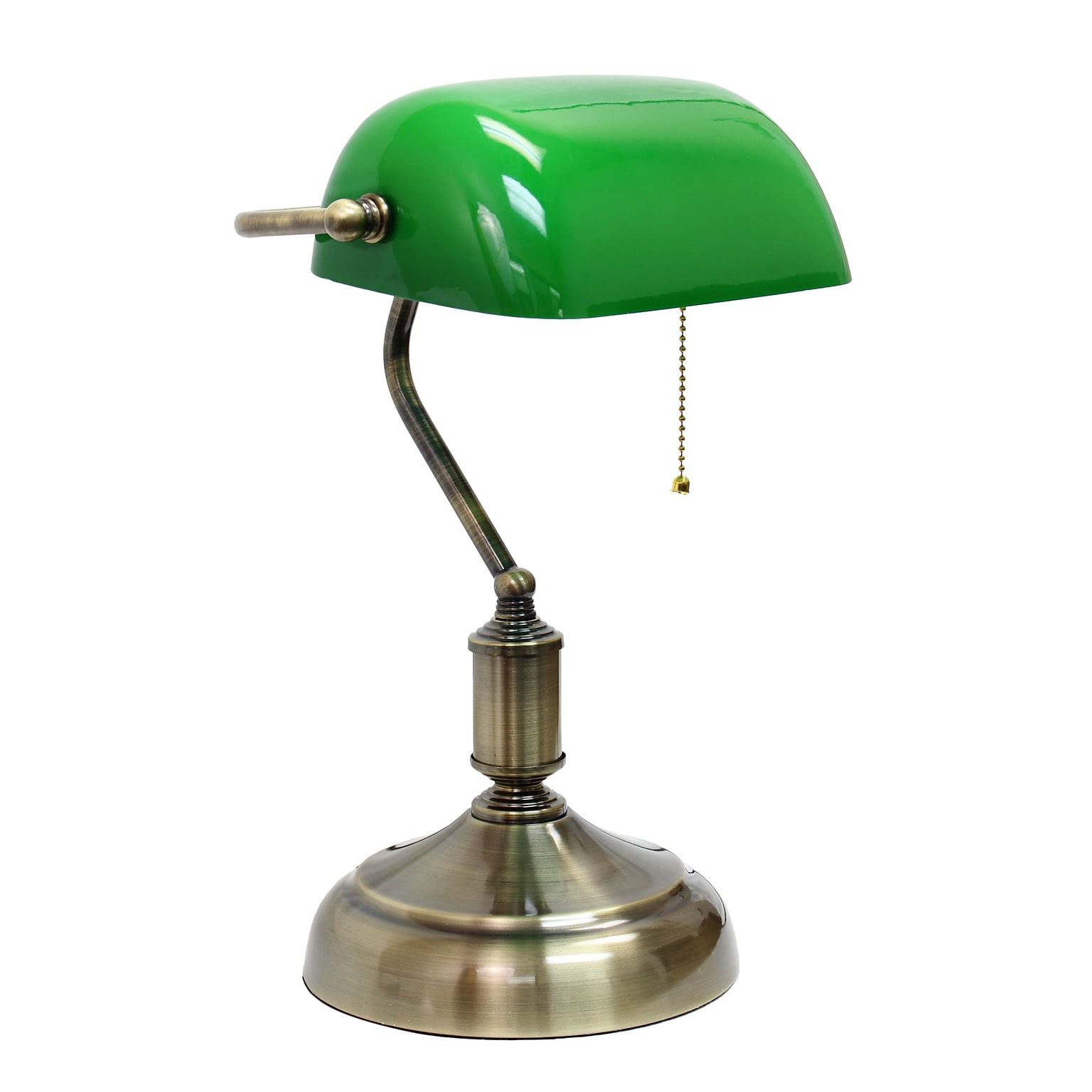 Simple Designs Incandescent Table Lamp, Green (LT3216-GRN)