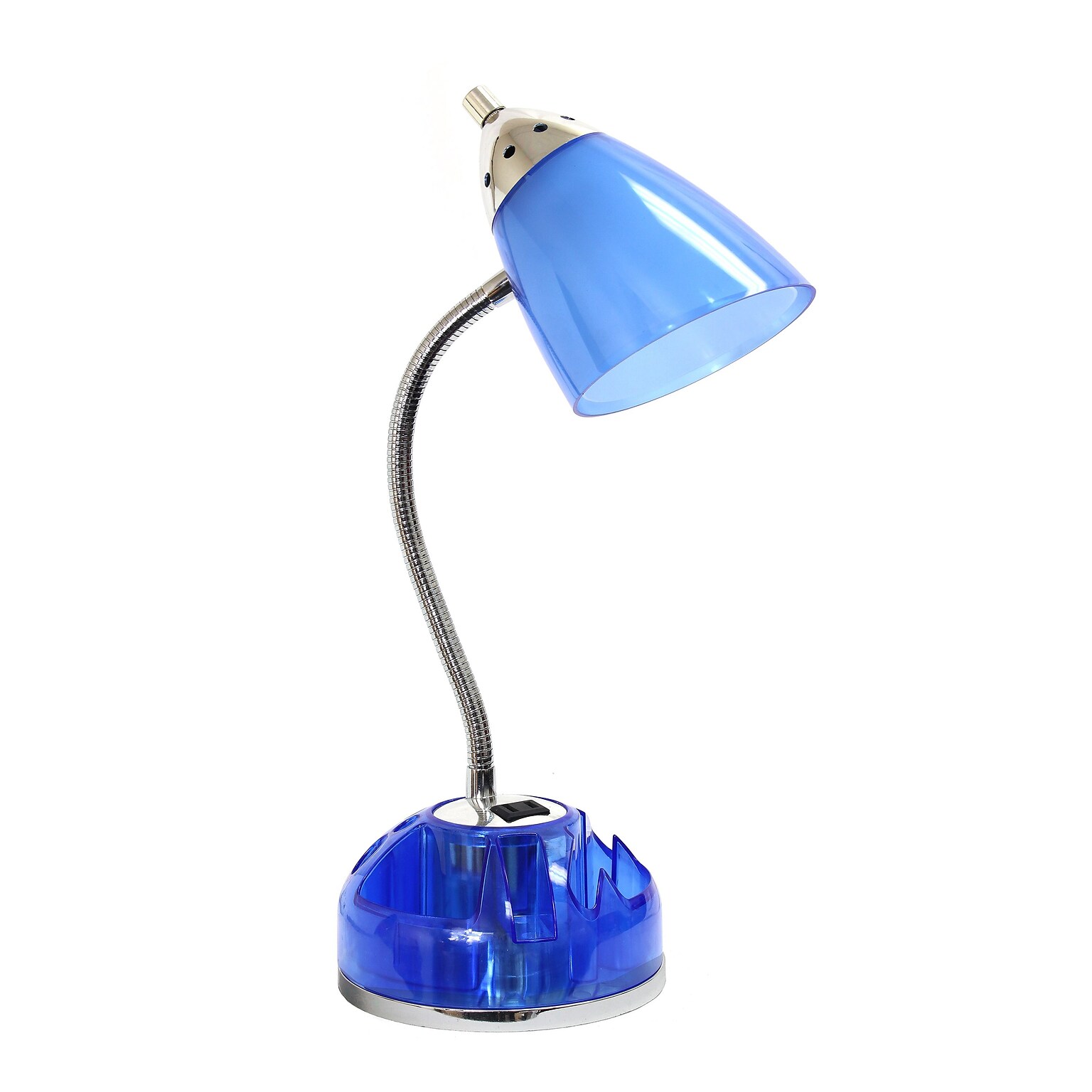 LimeLights Incandescent Desk Lamp, Blue (LD1015-CBL)
