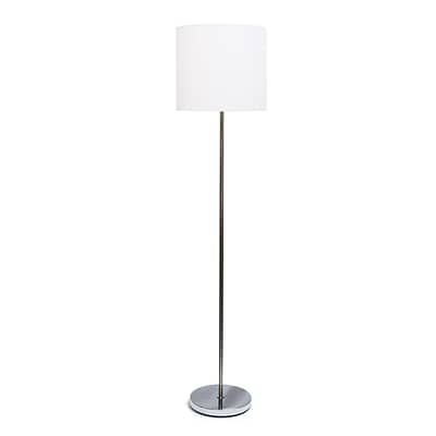 Simple Designs Incandescent Floor Lamp, Simple White Floor Lamp