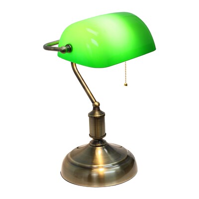 Simple Designs Incandescent Table Lamp, Green (LT3216-GRN)