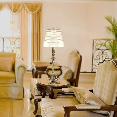 Elegant Designs Incandescent Table Lamp, Cream (LT3301-CRM)