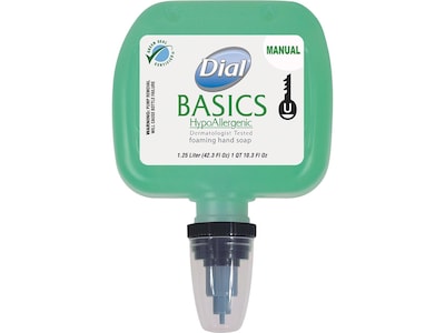 Dial Basics Hand Soap Refill, Floral, 42.3 Oz., 3/Carton (05052)