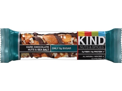 KIND® Bar, Dark Chocolate Nuts & Sea Salt, 1.4 Oz., 12/Box (PHW25795)