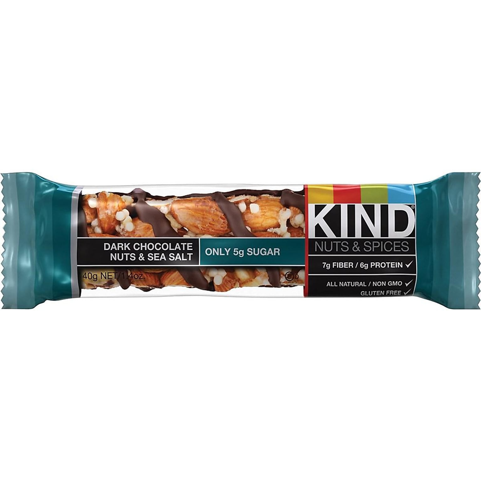 KIND® Bar, Dark Chocolate Nuts & Sea Salt, 1.4 Oz., 12/Box (PHW25795)