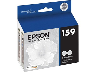 Epson T159 Ultrachrome Gloss Standard Yield Ink Cartridge, 2/Pack