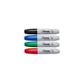 Sharpie Permanent Marker, Chisel Tip, Assorted, 4/Set (38254PP/2184826)