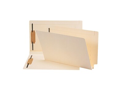 Smead Heavy Duty Card Stock End Tab Classification Folder, 1.5 Expansion, Legal Size, Manila, 50/Bo