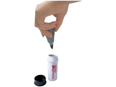 Accu-Stamp Pre-Inked Stamp, Star, Red Ink, 5/8" (030726)