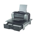 Fellowes Office Suites Plastic/Poly Mobile Printer Stand, Black/Silver (8032601)