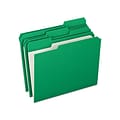 Pendaflex Reinforced File Folder, Letter Size, Bright Green, 100/Box (R15213BGR)