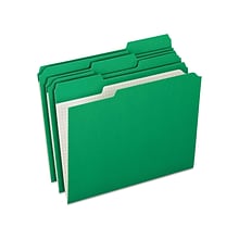 Pendaflex Reinforced File Folder, Letter Size, Bright Green, 100/Box (R15213BGR)