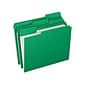 Pendaflex Reinforced File Folder, Letter Size, Bright Green, 100/Box (R15213BGR)