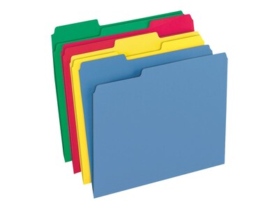 Pendaflex File Folder, Letter Size, Assorted Colors, 100/Box (PFX 48434)