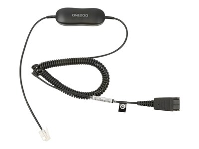 jabra GN1200 CC Headset Cable, Black (88011-99)