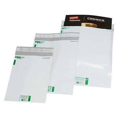 PREMIUM 4mil Extra LONG POLY MAILERS 6"x39" 10 Pack PUNCTURE RESISTANT SELF SEAL 