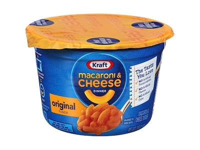 Kraft Easy Mac & Cheese Noodles, 2.05 oz. Cups, 10/Carton (GEN01641)