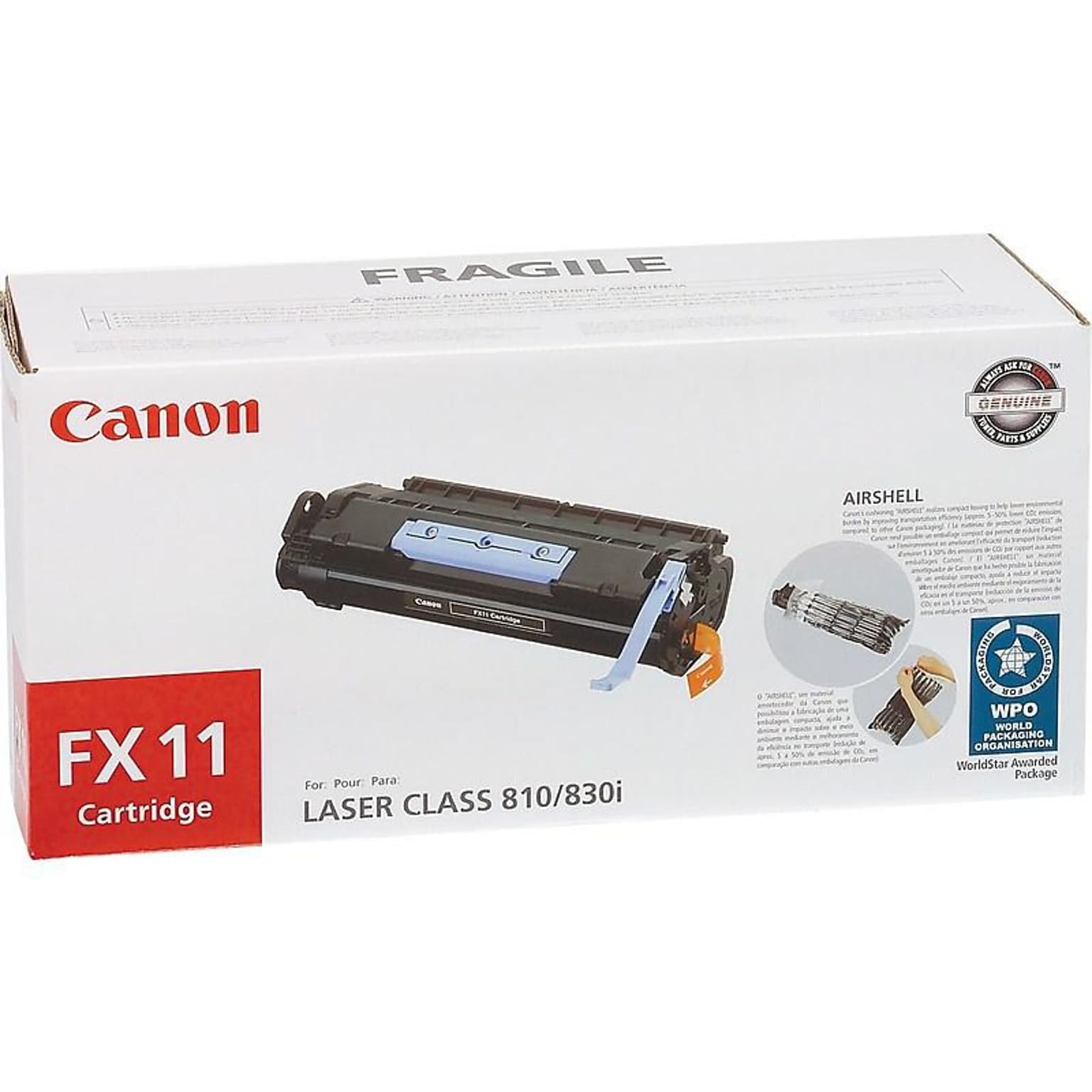 Canon FX-11 Black Standard Yield Toner Cartridge (1153B001)