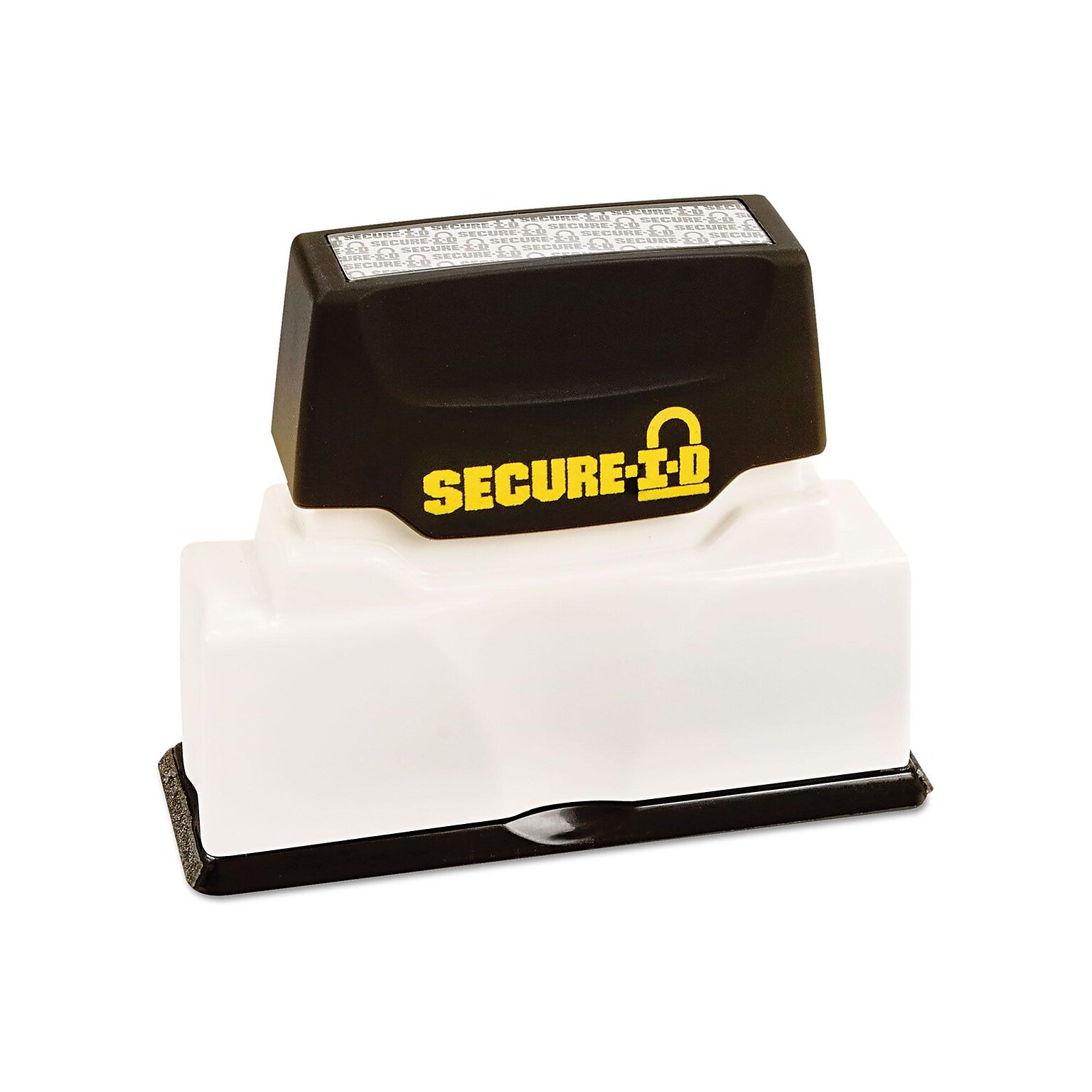 Cosco Secure-I-D Pre-Inked Stamp, Security Tint, Black Ink (034590)